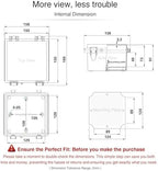 QILIPSU Waterproof Junction Box IP67 Outdoor Plastic Electrical Project - Image 6