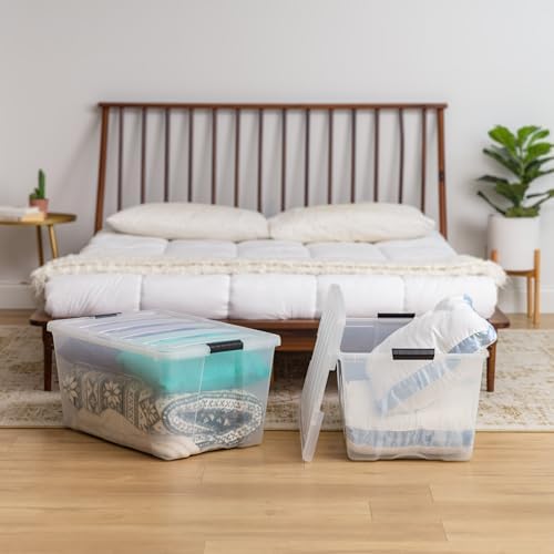 IRIS USA 4-Pack 94 Quart Storage Bins - Image 3