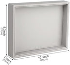 HofferRuffer Faux Leather Vanity Tray, Elegant Desktop Storage Organizer - Image 2