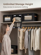 Homsorout Medium Fabric Storage Bins - Image 4