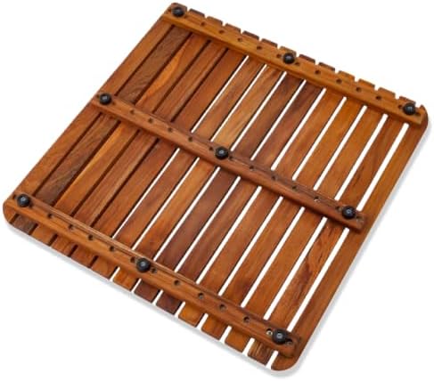 Nordic Style Premium Teak Shower + Bath Mat - Image 3