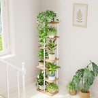 Bamworld Plant Stand 7 Tier Tall Shelf - Image 6