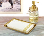 SheeChung Metal Vanity Tray, Bathroom Counter Storage Tray - Image 5