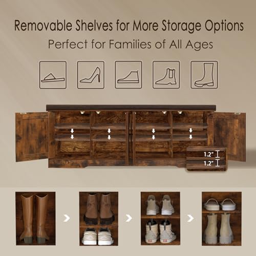 DINZI LVJ Shoe Storage Bench - Image 6
