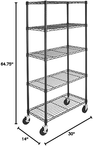 Amazon Basics 5-Shelf Heavy Duty Garage Shelving Storage Rack - Image 5