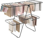 SONGMICS Clothes Drying Rack, Foldable 2-Level Stee Laundry Drying Rack by SONGMICSbySONGMICSHOME
