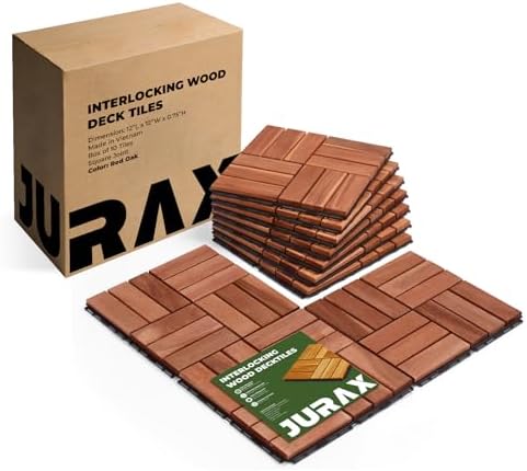 Jurax Interlocking Wood Deck Tiles by Jurax