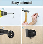 Kruodop Towel Hooks for Bathroom, 2 Packs Wall Mount Towel Holder, Stainless - Image 3