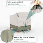 AKEfit Patio Adirondack Chair Covers 2 Pack - Image 5