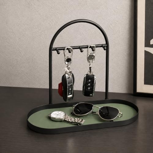 Shinpuru Key Holder Tray, Metal Stand by SimplicityinEverydayLife
