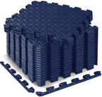 18 Pcs EVA Foam Floor Tiles, Puzzle Exercise Mat Set by Haulcove