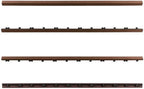 NewTechWood 1/12 ft. x 3 ft. Quick Deck Composite Deck Tile Straight Trim in by NewTechWood