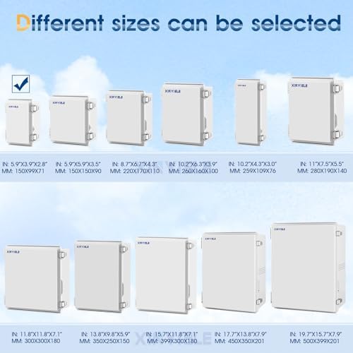 Waterproof Outdoor Project ABS Plastic Junction Box IP67 Weatherproof Dustproof - Image 4