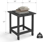 Kromax Outdoor Side Table, Small Outdoor Table - Image 3