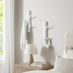 TIOPGHAD 2-Pack Small Vertical Wall Mount Coat Rack - Image 5