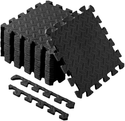 Shihanee 16 Foam Floor Interlocking Tiles, 11.8 x 11.8 Inch by Shihanee