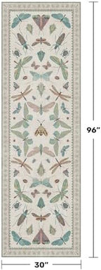 Insect Print 8ft Long Hallway Runner Rug - Image 2