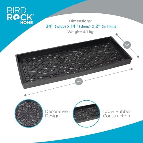 BIRDROCK HOME Large Rubber Boot Tray - Image 3