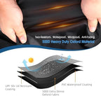 Outdoor Fire Pit Cover Rectangular Waterproof-71x40x27in - Image 3