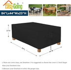 Easy-Going Patio Furniture Cover Waterproof Outdoor Rectangular Table Cover - Image 2