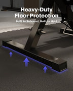 AIRHOP 0.56in Thick 144 Sq Ft Exercise Equipment Mats, 36 Tiles Upgraded Rubber - Image 5