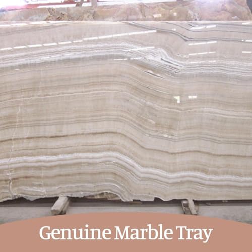 Koville Natural Marble Tray, Catchall - Image 7