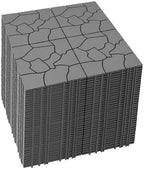 144 PCS Plastic Interlocking Deck Patio Tiles by Mapleyard