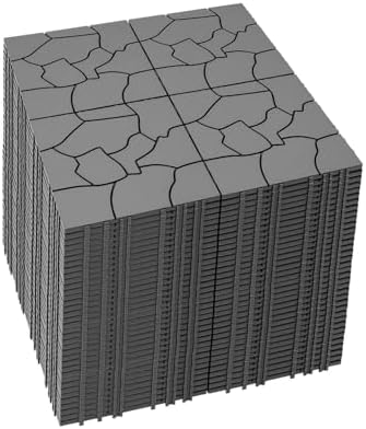 144 PCS Plastic Interlocking Deck Patio Tiles by Mapleyard