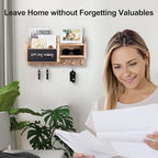 Lwenki Mail and Key Holder – Wall Mount Key Hanger - Image 6