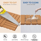 Goovilla Plastic Interlocking Deck Tiles, 36 Pack - Image 4