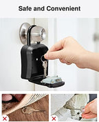 Puroma Key Lock Box Outdoor 4 Digit Code Combination Lockbox House, 4 Black - Image 5