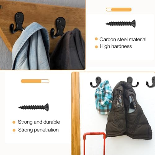 CBWLWJ 10 Pack Coat Hooks Wall Hooks - Image 5
