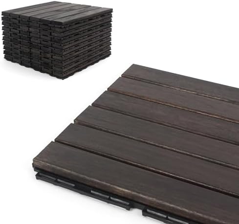 Acacia Deck Tiles Interlocking Outdoor Flooring - Image 2