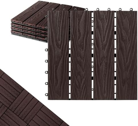 Polymer Interlocking Composite Deck Tiles Outdoor by ShunHong