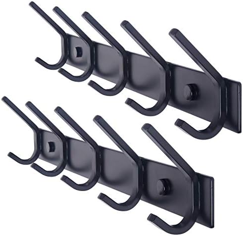 WEBI Coat Rack Wall Mounted, 5 Coat Hooks by WEBI