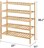 viewcare 5-Tier Bamboo Shoe Rack - Image 3