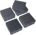 Plastic Interlocking Deck Tiles 27 Pack 12"x12" | Non-Slip Tool-Free Waterproof by Unknown