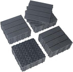 Plastic Interlocking Deck Tiles 27 Pack 12"x12" | Non-Slip Tool-Free Waterproof by Unknown