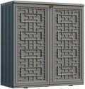 Mrosaa Indoor Outdoor Storage Cabinet Waterproof by Mrosaa