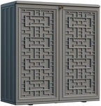 Mrosaa Indoor Outdoor Storage Cabinet Waterproof by Mrosaa