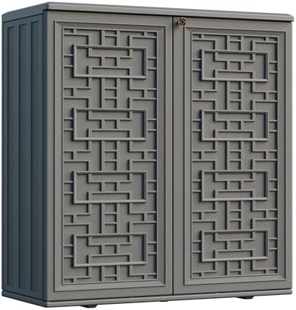 Mrosaa Indoor Outdoor Storage Cabinet Waterproof by Mrosaa
