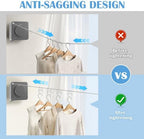 Upgrade-Retractable Clothesline Indoor, Non-Sagging Outdoor Clothes Line - Image 4