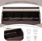 Knocbel Rustic Entry Storage Bench - Image 6