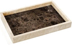 YMXYJM Real Natural Marble Tray by YMXYJM