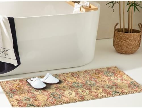 Lahome Moroccan Washable Runner Rug, 2x6 Soft Kitchen Runners - Image 5