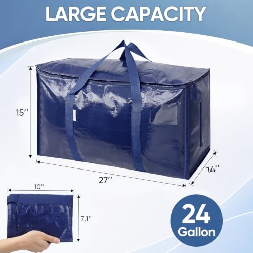 TICONN 2 Pack Extra Large Moving Bags Heavy Duty - Image 3