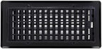 Decor Grates PL408-BLK Plastic Floor Register, 4x8 Inches - Image 2