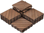 Yaheetech 27PCS Interlocking Deck Tiles Outdoor Patio Flooring by Yaheetech