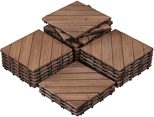 Yaheetech 27PCS Interlocking Deck Tiles Outdoor Patio Flooring by Yaheetech