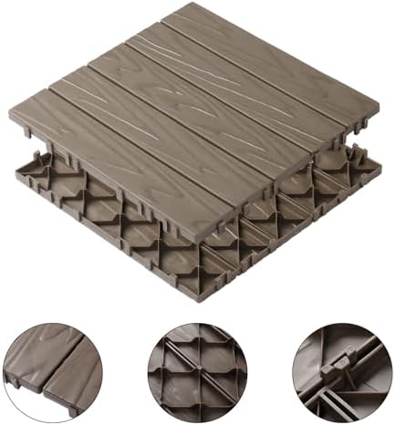 Outvita 27 PCS Interlocking Patio Deck Tiles, 12x12 Plastics Indoor Outdoor - Image 3